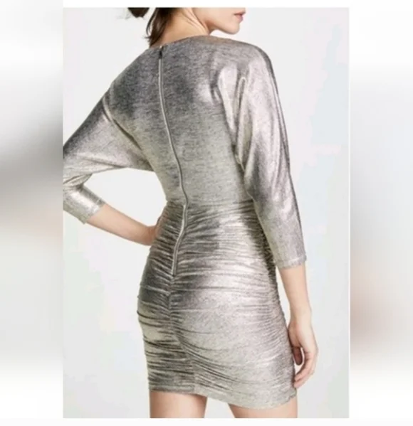 Alice + Olivia Pace Batwing Sleeve Mini Dress Size 2 $398 - Picture 11 of 15